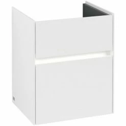 Villeroy & Boch Collaro Handwaschbeckenunterschrank Mit 2 Auszügen 46 Cm White Matt Mit Beleuchtung 4 Villeroy & Boch Collaro Handwaschbeckenunterschrank Mit 2 Auszügen 46 Cm White Matt Mit Beleuchtung -VILLEROY & BOCH shop 71605348 3