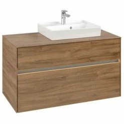 Villeroy & Boch Collaro Waschtischunterschrank 100cm Mit 2 Auszügen Und Variabler Beckenposition Kansas Oak Mit Beleuchtung Rechts 50 Cm 7 Villeroy & Boch Collaro Waschtischunterschrank 100cm Mit 2 Auszügen Und Variabler Beckenposition Kansas Oak Mit Beleuchtung Rechts 50 Cm -VILLEROY & BOCH shop 71605375 3