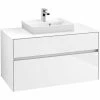 Villeroy & Boch Collaro Waschtischunterschrank 100cm Mit 2 Auszügen Und Variabler Beckenposition Glossy White Mit Beleuchtung Mittig 50 Cm 2 Villeroy & Boch Collaro Waschtischunterschrank 100cm Mit 2 Auszügen Und Variabler Beckenposition Glossy White Mit Beleuchtung Mittig 50 Cm -VILLEROY & BOCH shop 71605380 1