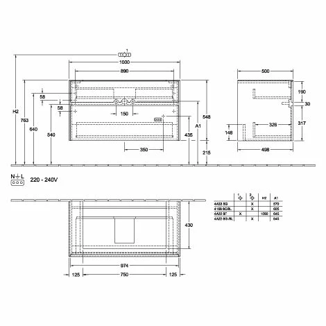 Villeroy & Boch Collaro Waschtischunterschrank 100cm mit 2 Auszügen und variabler Beckenposition Truffle Grey Mit Beleuchtung Mittig 80 cm Villeroy & Boch Collaro Waschtischunterschrank 100cm Mit 2 Auszügen Und Variabler Beckenposition Truffle Grey Mit Beleuchtung Mittig 80 Cm -VILLEROY & BOCH shop 71605382 1