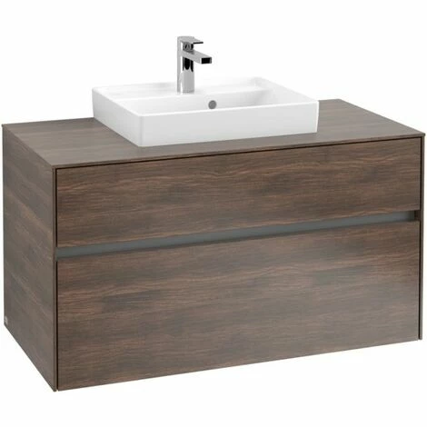 Villeroy & Boch Collaro Waschtischunterschrank 100cm Mit 2 Auszügen Und Variabler Beckenposition Arizona Oak Mit Beleuchtung Mittig 50 Cm 4 Villeroy & Boch Collaro Waschtischunterschrank 100cm Mit 2 Auszügen Und Variabler Beckenposition Arizona Oak Mit Beleuchtung Mittig 50 Cm – Bild 2