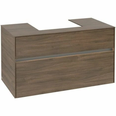 Villeroy & Boch Collaro Waschtischunterschrank 100cm Mit 2 Auszügen Und Variabler Beckenposition Arizona Oak Mit Beleuchtung Mittig 50 Cm 5 Villeroy & Boch Collaro Waschtischunterschrank 100cm Mit 2 Auszügen Und Variabler Beckenposition Arizona Oak Mit Beleuchtung Mittig 50 Cm – Bild 3