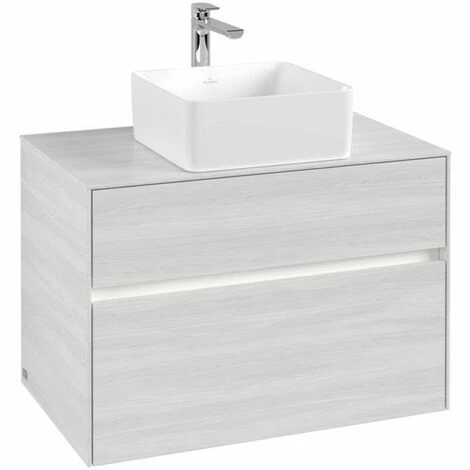 Villeroy & Boch Collaro Waschtischunterschrank 80cm mit 2 Auszügen White Wood Mit Beleuchtung Villeroy & Boch Collaro Waschtischunterschrank 80cm Mit 2 Auszügen White Wood Mit Beleuchtung -VILLEROY & BOCH shop 71605430 3