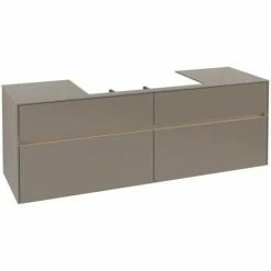 Villeroy & Boch Collaro Waschtischunterschrank 160cm Mit 4 Auszügen Und Variabler Beckenposition Truffle Grey Mit Beleuchtung Mittig 80 Cm 4 Villeroy & Boch Collaro Waschtischunterschrank 160cm Mit 4 Auszügen Und Variabler Beckenposition Truffle Grey Mit Beleuchtung Mittig 80 Cm -VILLEROY & BOCH shop 71605439 3