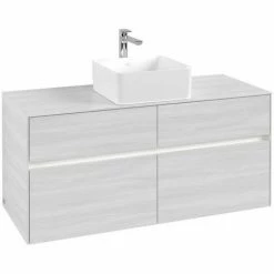 Villeroy & Boch Collaro Waschtischunterschrank 120cm Mit 4 Auszügen White Wood Mit Beleuchtung Mittig 7 Villeroy & Boch Collaro Waschtischunterschrank 120cm Mit 4 Auszügen White Wood Mit Beleuchtung Mittig -VILLEROY & BOCH shop 71605445 3