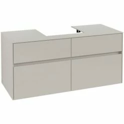 Villeroy & Boch Collaro Waschtischunterschrank Mit 4 Auszügen 120 Cm Soft Grey Ohne Beleuchtung Mittig 6 Villeroy & Boch Collaro Waschtischunterschrank Mit 4 Auszügen 120 Cm Soft Grey Ohne Beleuchtung Mittig -VILLEROY & BOCH shop 71605512 2