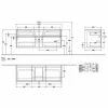 Villeroy & Boch Collaro Waschtischunterschrank Mit 4 Auszügen 140 Cm Arizona Oak Ohne Beleuchtung Mittig -VILLEROY & BOCH shop 71605518 1