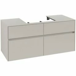 Villeroy & Boch Collaro Waschtischunterschrank Mit 4 Auszügen 120 Cm Soft Grey Ohne Beleuchtung Mittig 3 Villeroy & Boch Collaro Waschtischunterschrank Mit 4 Auszügen 120 Cm Soft Grey Ohne Beleuchtung Mittig -VILLEROY & BOCH shop 71605541 2