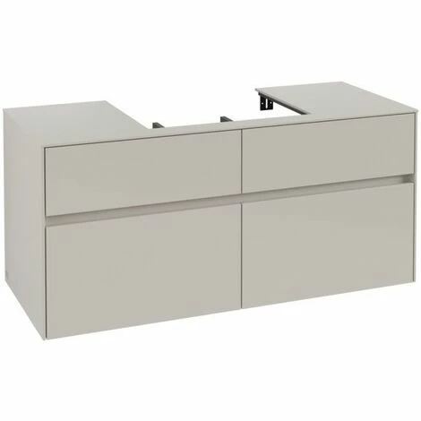 Villeroy & Boch Collaro Waschtischunterschrank mit 4 Auszügen 120 cm Soft Grey Ohne Beleuchtung Mittig Villeroy & Boch Collaro Waschtischunterschrank Mit 4 Auszügen 120 Cm Soft Grey Ohne Beleuchtung Mittig -VILLEROY & BOCH shop 71605541 2