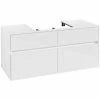 Villeroy & Boch Collaro Waschtischunterschrank Mit 4 Auszügen 120 Cm Glossy White Ohne Beleuchtung Mittig