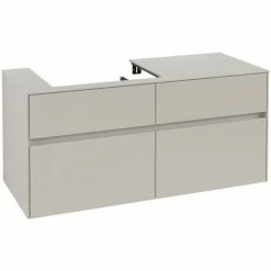 Villeroy & Boch Collaro Waschtischunterschrank Mit 4 Auszügen 120 Cm Soft Grey Ohne Beleuchtung Links 3 Villeroy & Boch Collaro Waschtischunterschrank Mit 4 Auszügen 120 Cm Soft Grey Ohne Beleuchtung Links -VILLEROY & BOCH shop 71605559 2