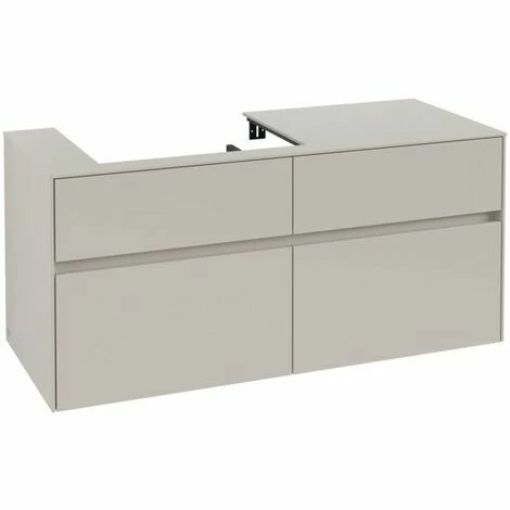 Villeroy & Boch Collaro Waschtischunterschrank mit 4 Auszügen 120 cm Soft Grey Ohne Beleuchtung Links Villeroy & Boch Collaro Waschtischunterschrank Mit 4 Auszügen 120 Cm Soft Grey Ohne Beleuchtung Links -VILLEROY & BOCH shop 71605559 2