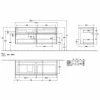 Villeroy & Boch Collaro Waschtischunterschrank 140cm Mit 4 Auszügen Soft Grey Ohne Beleuchtung Links 2 Villeroy & Boch Collaro Waschtischunterschrank 140cm Mit 4 Auszügen Soft Grey Ohne Beleuchtung Links -VILLEROY & BOCH shop 71605585 1