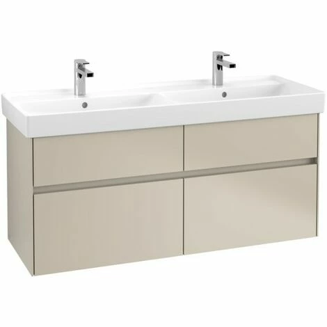 Villeroy & Boch Collaro Waschtischunterschrank 125cm für Doppelwaschtisch mit 4 Auszügen Soft Grey Mit Beleuchtung Villeroy & Boch Collaro Waschtischunterschrank 125cm Für Doppelwaschtisch Mit 4 Auszügen Soft Grey Mit Beleuchtung -VILLEROY & BOCH shop 71605638 2