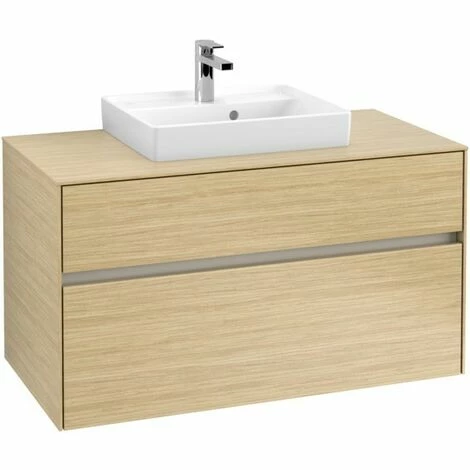 Villeroy & Boch Collaro Waschtischunterschrank 100cm mit 2 Auszügen und variabler Beckenposition Nordic Oak Mit Beleuchtung Mittig 50 cm Villeroy & Boch Collaro Waschtischunterschrank 100cm Mit 2 Auszügen Und Variabler Beckenposition Nordic Oak Mit Beleuchtung Mittig 50 Cm -VILLEROY & BOCH shop 71605665 2