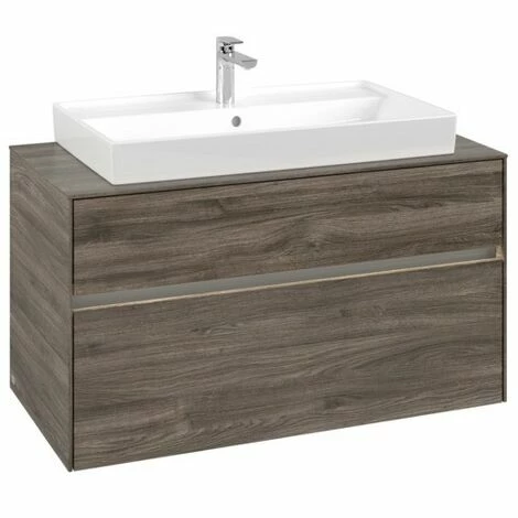 Villeroy & Boch Collaro Waschtischunterschrank 100cm mit 2 Auszügen und variabler Beckenposition Stone Oak Mit Beleuchtung Mittig 80 cm Villeroy & Boch Collaro Waschtischunterschrank 100cm Mit 2 Auszügen Und Variabler Beckenposition Stone Oak Mit Beleuchtung Mittig 80 Cm -VILLEROY & BOCH shop 71605668 3