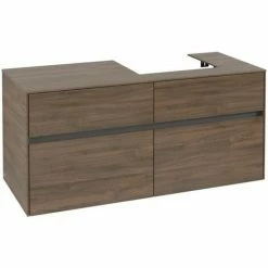Villeroy & Boch Collaro Waschtischunterschrank Mit 4 Auszügen 120 Cm Arizona Oak Ohne Beleuchtung Rechts 3 Villeroy & Boch Collaro Waschtischunterschrank Mit 4 Auszügen 120 Cm Arizona Oak Ohne Beleuchtung Rechts -VILLEROY & BOCH shop 71605790 2