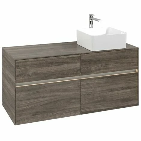Villeroy & Boch Collaro Waschtischunterschrank 120cm Mit 4 Auszügen Stone Oak Mit Beleuchtung Rechts 5 Villeroy & Boch Collaro Waschtischunterschrank 120cm Mit 4 Auszügen Stone Oak Mit Beleuchtung Rechts – Bild 3