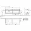 Villeroy & Boch Collaro Waschtischunterschrank 160cm Mit 4 Auszügen Black Matt Lacquer Mit Beleuchtung Links 2 Villeroy & Boch Collaro Waschtischunterschrank 160cm Mit 4 Auszügen Black Matt Lacquer Mit Beleuchtung Links -VILLEROY & BOCH shop 71605809 1