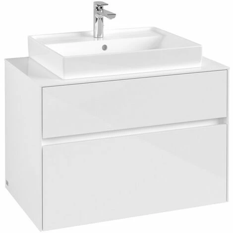 Villeroy & Boch Collaro Waschtischunterschrank 80cm mit 2 Auszügen Glossy White Ohne Beleuchtung Villeroy & Boch Collaro Waschtischunterschrank 80cm Mit 2 Auszügen Glossy White Ohne Beleuchtung -VILLEROY & BOCH shop 71605812 2