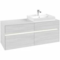 Villeroy & Boch Collaro Waschtischunterschrank Mit 4 Auszügen 140 Cm White Wood Mit Beleuchtung Rechts 7 Villeroy & Boch Collaro Waschtischunterschrank Mit 4 Auszügen 140 Cm White Wood Mit Beleuchtung Rechts -VILLEROY & BOCH shop 71605828 3