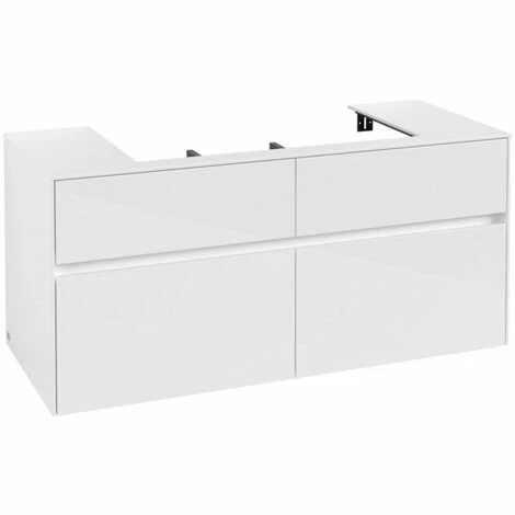 Villeroy & Boch Collaro Waschtischunterschrank 120cm mit 4 Auszügen Glossy White Ohne Beleuchtung Villeroy & Boch Collaro Waschtischunterschrank 120cm Mit 4 Auszügen Glossy White Ohne Beleuchtung -VILLEROY & BOCH shop 71605834 1