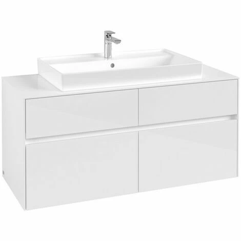 Villeroy & Boch Collaro Waschtischunterschrank 120cm mit 4 Auszügen Glossy White Ohne Beleuchtung Villeroy & Boch Collaro Waschtischunterschrank 120cm Mit 4 Auszügen Glossy White Ohne Beleuchtung -VILLEROY & BOCH shop 71605834 2