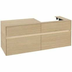 Villeroy & Boch Collaro Waschtischunterschrank Mit 4 Auszügen 140 Cm Nordic Oak Mit Beleuchtung Rechts 6 Villeroy & Boch Collaro Waschtischunterschrank Mit 4 Auszügen 140 Cm Nordic Oak Mit Beleuchtung Rechts -VILLEROY & BOCH shop 71605849 2