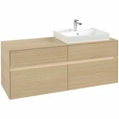 Villeroy & Boch Collaro Waschtischunterschrank Mit 4 Auszügen 140 Cm Nordic Oak Mit Beleuchtung Rechts 7 Villeroy & Boch Collaro Waschtischunterschrank Mit 4 Auszügen 140 Cm Nordic Oak Mit Beleuchtung Rechts -VILLEROY & BOCH shop 71605849 3