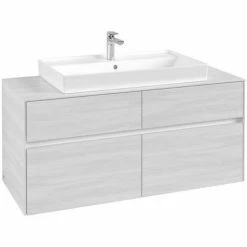 Villeroy & Boch Collaro Waschtischunterschrank 120cm Mit 4 Auszügen White Wood Ohne Beleuchtung 4 Villeroy & Boch Collaro Waschtischunterschrank 120cm Mit 4 Auszügen White Wood Ohne Beleuchtung -VILLEROY & BOCH shop 71605851 3