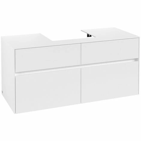 Villeroy & Boch Collaro Waschtischunterschrank mit 4 Auszügen 120 cm White Matt Ohne Beleuchtung Mittig Villeroy & Boch Collaro Waschtischunterschrank Mit 4 Auszügen 120 Cm White Matt Ohne Beleuchtung Mittig -VILLEROY & BOCH shop 71605868 2