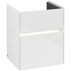 Villeroy & Boch Collaro Handwaschbeckenunterschrank Mit 2 Auszügen 46 Cm Glossy White Mit Beleuchtung 4 Villeroy & Boch Collaro Handwaschbeckenunterschrank Mit 2 Auszügen 46 Cm Glossy White Mit Beleuchtung -VILLEROY & BOCH shop 71605886 3