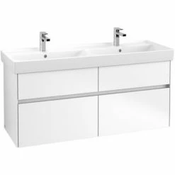 Villeroy & Boch Collaro Waschtischunterschrank 125cm Für Doppelwaschtisch Mit 4 Auszügen White Matt Mit Beleuchtung 3 Villeroy & Boch Collaro Waschtischunterschrank 125cm Für Doppelwaschtisch Mit 4 Auszügen White Matt Mit Beleuchtung -VILLEROY & BOCH shop 71605887 2