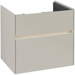 Villeroy & Boch Collaro Waschtischunterschrank Mit 2 Auszügen 60,4 Cm Soft Grey Mit Beleuchtung -VILLEROY & BOCH shop 71605918 3