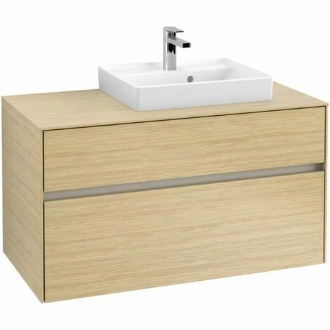 Villeroy & Boch Collaro Waschtischunterschrank 100cm mit 2 Auszügen und variabler Beckenposition Nordic Oak Mit Beleuchtung Rechts 50 cm Villeroy & Boch Collaro Waschtischunterschrank 100cm Mit 2 Auszügen Und Variabler Beckenposition Nordic Oak Mit Beleuchtung Rechts 50 Cm -VILLEROY & BOCH shop 71605925 2