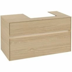 Villeroy & Boch Collaro Waschtischunterschrank 100cm Mit 2 Auszügen Und Variabler Beckenposition Nordic Oak Mit Beleuchtung Rechts 50 Cm 4 Villeroy & Boch Collaro Waschtischunterschrank 100cm Mit 2 Auszügen Und Variabler Beckenposition Nordic Oak Mit Beleuchtung Rechts 50 Cm -VILLEROY & BOCH shop 71605925 3