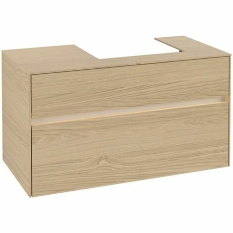 Villeroy & Boch Collaro Waschtischunterschrank 100cm mit 2 Auszügen und variabler Beckenposition Nordic Oak Mit Beleuchtung Rechts 50 cm Villeroy & Boch Collaro Waschtischunterschrank 100cm Mit 2 Auszügen Und Variabler Beckenposition Nordic Oak Mit Beleuchtung Rechts 50 Cm -VILLEROY & BOCH shop 71605925 3