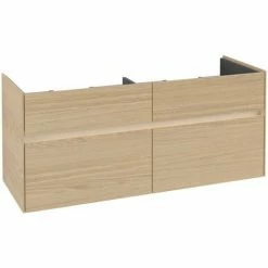 Villeroy & Boch Collaro Waschtischunterschrank 125cm Für Doppelwaschtisch Mit 4 Auszügen Nordic Oak Mit Beleuchtung -VILLEROY & BOCH shop 71605983 3