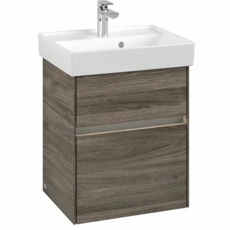 Villeroy & Boch Collaro Handwaschbeckenunterschrank mit 2 Auszügen 46 cm Stone Oak Mit Beleuchtung Villeroy & Boch Collaro Handwaschbeckenunterschrank Mit 2 Auszügen 46 Cm Stone Oak Mit Beleuchtung -VILLEROY & BOCH shop 71605993 3