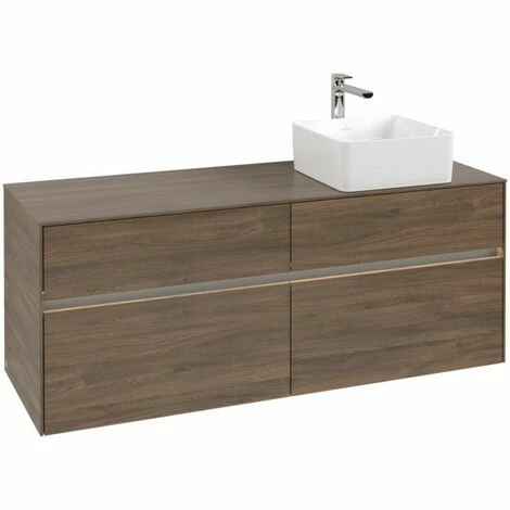 Villeroy & Boch Collaro Waschtischunterschrank 140cm Mit 4 Auszügen Arizona Oak Mit Beleuchtung Rechts 5 Villeroy & Boch Collaro Waschtischunterschrank 140cm Mit 4 Auszügen Arizona Oak Mit Beleuchtung Rechts – Bild 3