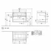 Villeroy & Boch Collaro Waschtischunterschrank 80cm Mit 2 Auszügen Kansas Oak Ohne Beleuchtung -VILLEROY & BOCH shop 71606048 1