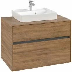 Villeroy & Boch Collaro Waschtischunterschrank 80cm Mit 2 Auszügen Kansas Oak Ohne Beleuchtung 7 Villeroy & Boch Collaro Waschtischunterschrank 80cm Mit 2 Auszügen Kansas Oak Ohne Beleuchtung -VILLEROY & BOCH shop 71606048 3