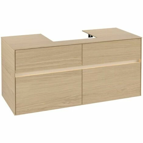 Villeroy & Boch Collaro Waschtischunterschrank mit 4 Auszügen 120 cm Nordic Oak Mit Beleuchtung Mittig Villeroy & Boch Collaro Waschtischunterschrank Mit 4 Auszügen 120 Cm Nordic Oak Mit Beleuchtung Mittig -VILLEROY & BOCH shop 71606049 2
