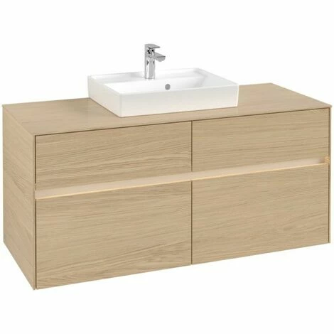 Villeroy & Boch Collaro Waschtischunterschrank mit 4 Auszügen 120 cm Nordic Oak Mit Beleuchtung Mittig Villeroy & Boch Collaro Waschtischunterschrank Mit 4 Auszügen 120 Cm Nordic Oak Mit Beleuchtung Mittig -VILLEROY & BOCH shop 71606049 3