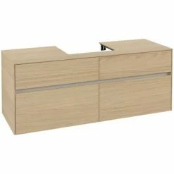 Villeroy & Boch Collaro Waschtischunterschrank Mit 4 Auszügen 140 Cm Nordic Oak Ohne Beleuchtung Mittig -VILLEROY & BOCH shop 71606065 2