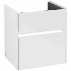 Villeroy & Boch Collaro Handwaschbeckenunterschrank Mit 2 Auszügen 51 Cm Glossy White Mit Beleuchtung 4 Villeroy & Boch Collaro Handwaschbeckenunterschrank Mit 2 Auszügen 51 Cm Glossy White Mit Beleuchtung -VILLEROY & BOCH shop 71606072 3