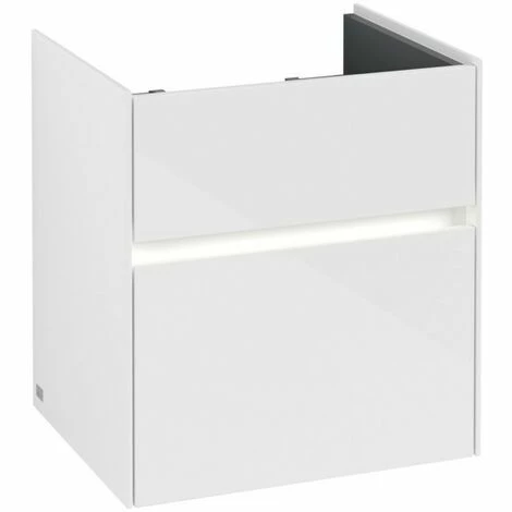 Villeroy & Boch Collaro Handwaschbeckenunterschrank mit 2 Auszügen 51 cm Glossy White Mit Beleuchtung Villeroy & Boch Collaro Handwaschbeckenunterschrank Mit 2 Auszügen 51 Cm Glossy White Mit Beleuchtung -VILLEROY & BOCH shop 71606072 3