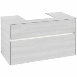 Villeroy & Boch Collaro Waschtischunterschrank 100cm Mit 2 Auszügen Und Variabler Beckenposition White Wood Mit Beleuchtung Mittig 50 Cm 7 Villeroy & Boch Collaro Waschtischunterschrank 100cm Mit 2 Auszügen Und Variabler Beckenposition White Wood Mit Beleuchtung Mittig 50 Cm -VILLEROY & BOCH shop 71606081 3