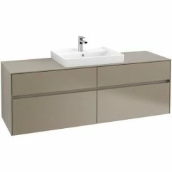 Villeroy & Boch Collaro Waschtischunterschrank 160cm Mit 4 Auszügen Und Variabler Beckenposition Truffle Grey Mit Beleuchtung Mittig 60 Cm 3 Villeroy & Boch Collaro Waschtischunterschrank 160cm Mit 4 Auszügen Und Variabler Beckenposition Truffle Grey Mit Beleuchtung Mittig 60 Cm -VILLEROY & BOCH shop 71606089 2