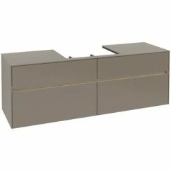 Villeroy & Boch Collaro Waschtischunterschrank 160cm Mit 4 Auszügen Und Variabler Beckenposition Truffle Grey Mit Beleuchtung Mittig 60 Cm 4 Villeroy & Boch Collaro Waschtischunterschrank 160cm Mit 4 Auszügen Und Variabler Beckenposition Truffle Grey Mit Beleuchtung Mittig 60 Cm -VILLEROY & BOCH shop 71606089 3